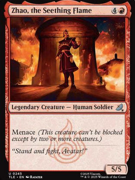 Zhao, the Seething Flame (TLE-245) - Avatar: The Last Airbender: Eternal-Legal Foil