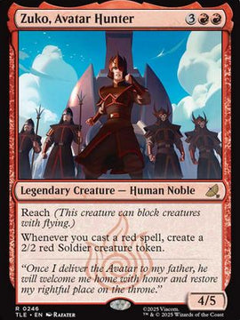 Zuko, Avatar Hunter (TLE-246) - Avatar: The Last Airbender: Eternal-Legal Foil