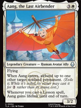 Aang, the Last Airbender (TLA-004) - Avatar: The Last Airbender Foil