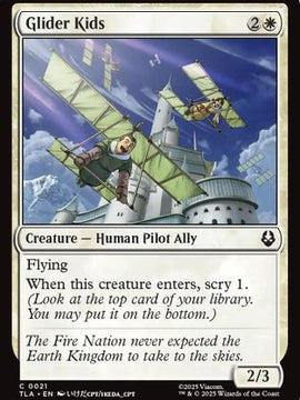 Glided Kids (TLA-021) - Avatar: The Last Airbender Foil