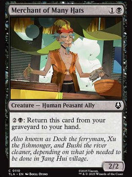 Merchant of Many Hats (TLA-110) - Avatar: The Last Airbender Foil