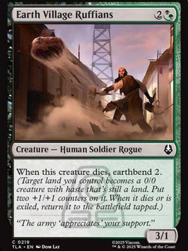 Earth Village Ruffians (TLA-219) - Avatar: The Last Airbender