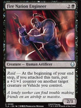 Fire Nation Engineer (TLA-099) - Avatar: The Last Airbender