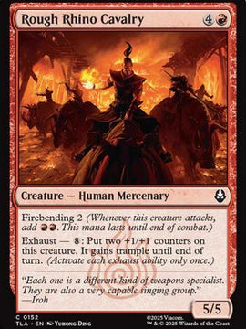 Rough Rhino Cavalry (TLA-152) - Avatar: The Last Airbender Foil