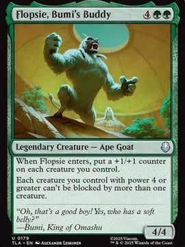 Flopsie, Bumi's Buddy (TLA-179) - Avatar: The Last Airbender Foil