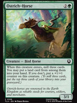 Ostrich-Horse (TLA-188) - Avatar: The Last Airbender