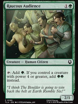 Raucous Audience (TLA-190) - Avatar: The Last Airbender