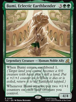 Bumi, Eclectic Earthbender (TLE-248) - Avatar: The Last Airbender: Eternal-Legal Foil
