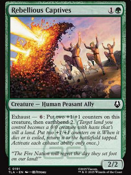 Rebellious Captives (TLA-191) - Avatar: The Last Airbender