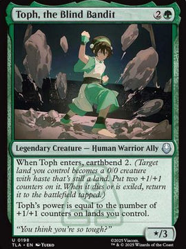 Toph, the Blind Bandit (TLA-198) - Avatar: The Last Airbender Foil