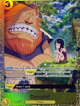 Dereshi! (Premium Card Collection -Best Selection Vol. 4-) (OP09-117) - One Piece Promotion Cards Foil