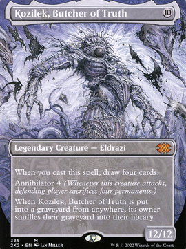 Kozilek, Butcher of Truth (2X2-336) - Double Masters 2022 (Borderless)