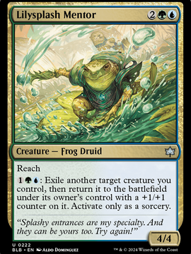 Lilysplash Mentor (BLB-222) - Bloomburrow