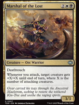 Marshal of the Lost (TDM-207) - Tarkir: Dragonstorm Foil