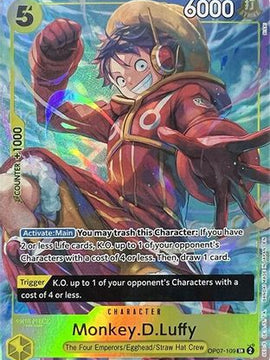 Monkey.D.Luffy (Illustration Box Vol.3) (OP07-109) - One Piece Promotion Cards Foil