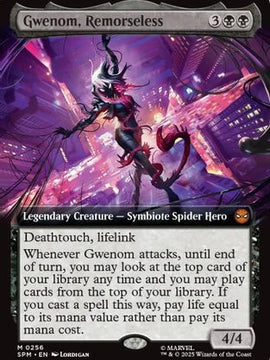 Gwenom, Remorseless (Extended Art) (SPM-256) - Marvel's Spider-Man Foil