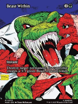 Beast Within (Borderless) (MAR-033) - Marvel Eternal-Legal