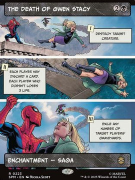 The Death of Gwen Stacy (Borderless) (SPM-223) - Marvel's Spider-Man Foil