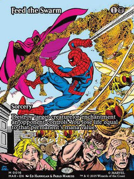 Feed the Swarm (Borderless) (MAR-016) - Marvel Eternal-Legal