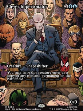 Clever Impersonator (Borderless) (MAR-008) - Marvel Eternal-Legal