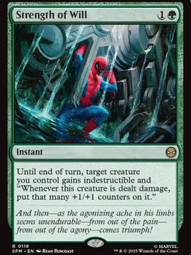 Strength of Will (SPM-118) - Marvel's Spider-Man Foil