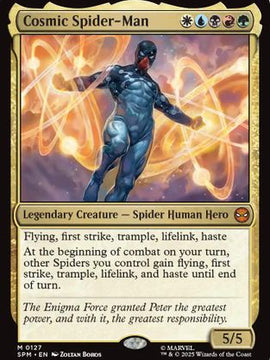 Cosmic Spider-Man (SPM-127) - Marvel's Spider-Man Foil