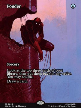 Ponder (Borderless) (MAR-013) - Marvel Eternal-Legal