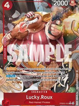 Lucky.Roux (Alternate Art) (PRB02-003) - Premium Booster -The Best- Vol. 2 Foil