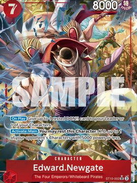 Edward.Newgate - ST15-002 (Alternate Art) (ST15-002) - Premium Booster -The Best- Vol. 2 Foil
