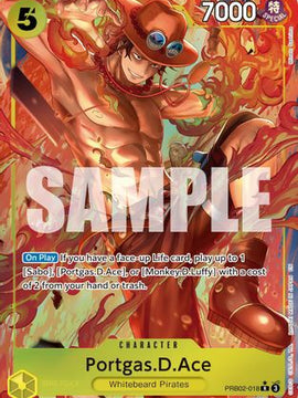 Portgas.D.Ace (Alternate Art) (PRB02-018) - Premium Booster -The Best- Vol. 2 Foil