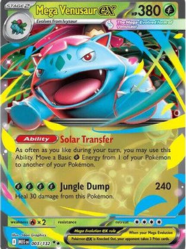 Mega Venusaur ex - 003/132 3 - ME01 Mega Evolution Holofoil