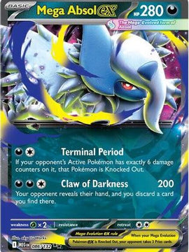 Mega Absol ex - 086/132 86 - ME01 Mega Evolution Holofoil