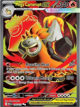 Mega Camerupt ex - 156/132 156 - ME01 Mega Evolution Holofoil