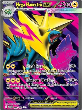 Mega Manectric ex - 158/132 158 - ME01 Mega Evolution Holofoil