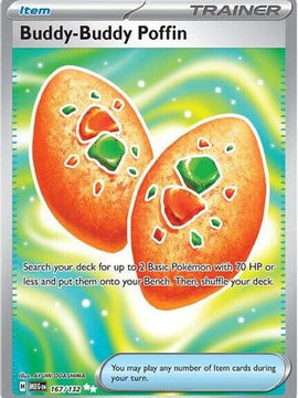 Buddy-Buddy Poffin 167 - ME01 Mega Evolution Holofoil