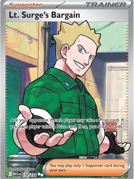 Lt. Surge's Bargain - 170/132 170 - ME01 Mega Evolution Holofoil