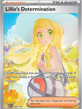 Lillie's Determination - 184/132 184 - ME01 Mega Evolution Holofoil
