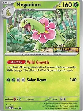 Meganium - 001 1 - ME Mega Evolution Promo