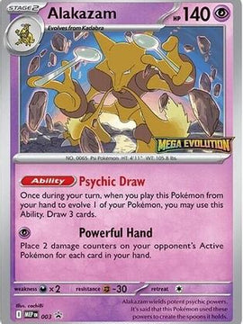 Alakazam - 003 3 - ME Mega Evolution Promo