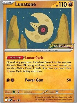 Lunatone - 004 4 - ME Mega Evolution Promo