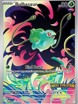 Bulbasaur - 133/132 (Mega Evolution Stamped) 133 - Miscellaneous Cards & Products Holofoil