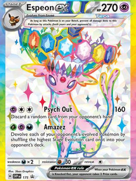 Espeon ex - 175 SVP - SV Scarlet & Violet Promo Cards Holofoil