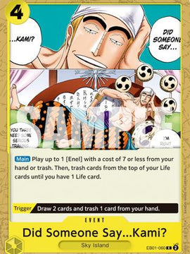 Did Someone Say...Kami? (Reprint) (EB01-060) - Premium Booster -The Best- Vol. 2