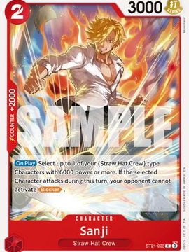 Sanji - ST21-003 (Reprint) (ST21-003) - Premium Booster -The Best- Vol. 2