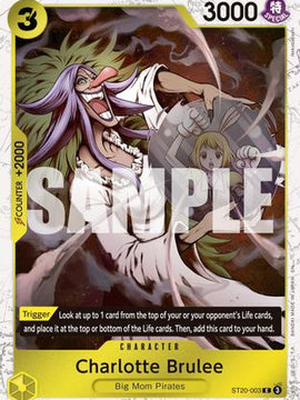 Charlotte Brulee (Pirate Foil) (ST20-003) - Premium Booster -The Best- Vol. 2 Foil
