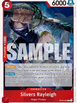 Silvers Rayleigh - OP09-005 (Reprint) (OP09-005) - Premium Booster -The Best- Vol. 2 Foil