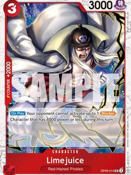 Limejuice (Pirate Foil) (OP09-014) - Premium Booster -The Best- Vol. 2 Foil
