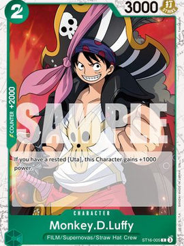 Monkey.D.Luffy - ST16-005 (Pirate Foil) (ST16-005) - Premium Booster -The Best- Vol. 2 Foil