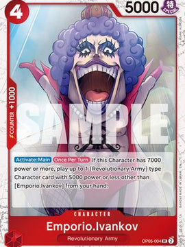 Emporio.Ivankov (Pirate Foil) (OP05-004) - Premium Booster -The Best- Vol. 2 Foil