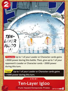 Ten-Layer Igloo (Reprint) (OP10-018) - Premium Booster -The Best- Vol. 2